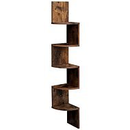 Juny wall shelf, 127 cm, brown - Shelf
