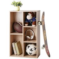 Heriet Library, 80cm, Oak - Bookshelf