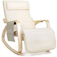 Babul rocking chair, beige - Armchair