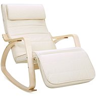 Beta Rocking Chair, White - Armchair