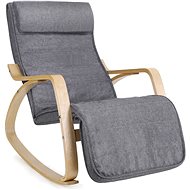 Beta Rocking Chair, Grey - Armchair