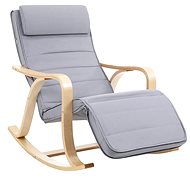 Vivien rocking chair, light gray - Armchair