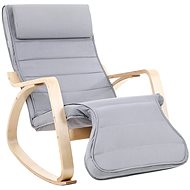 Valerie rocking chair, light gray - Armchair
