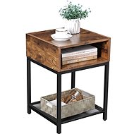 Bedside Table Ales, 58cm, Brown - Night Stand