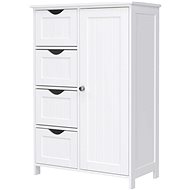 Cabinet Sally, 81 cm, white - Chest of Drawers
