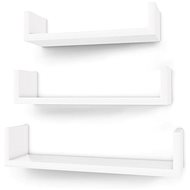 Wall shelf Lilac (SET 3 pcs.), 40 cm, white - Shelf