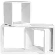 Cesar Coat Hanger (SET 3 pcs.), 50cm, White - Shelf