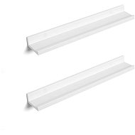 Demet wall shelf (SET 2 pcs.), 60 cm, white - Shelf