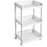 Mobile shelf Ariel, 61 cm, white - Shelving Unit