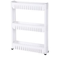 Mobile shelf Ariel, 72.5 cm, white - Storage Box