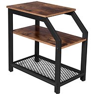 Side Table Stella, 59.2cm, Brown/Black - Side Table
