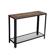 Side Table Stella I., 101.5cm, Brown/Black - Side Table