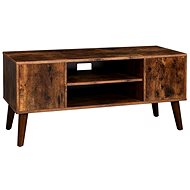 Stella TV Table, 110cm, Brown/Black - TV Table