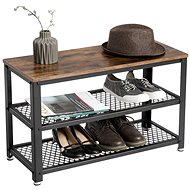 Verona Shoe Rack, 73cm, Black - Shoe Rack