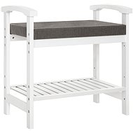 Carl bench, 60 cm, white - Bench