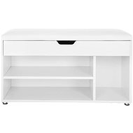 Bench Leon, 80 cm, white - Bench