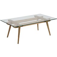 Xena glass coffee table, 110 cm - Coffee Table
