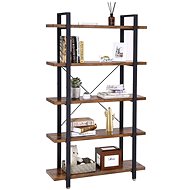 Athena Shelf, 177cm, Brown - Shelving Unit