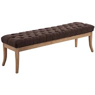 Bench with Wooden Base Pharaoh, 150cm, Light Brown Base - Bench