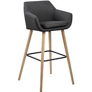 Bar stool Marte (SET 2 pcs), dark grey - Bar Stool