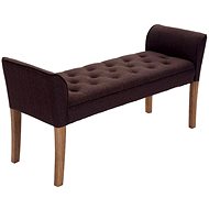 Bench/Chaise Longue Nefertiti, 133cm, Light Base, Brown - Lounge