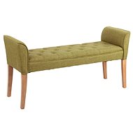 Bench/Chaise Longue Nefertiti, 133cm, Light Base, Green - Lounge