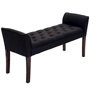 Bench/Chaise Longue Nefertiti, 133cm, Dark Base Dark Grey - Lounge