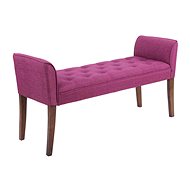 Bench/Chaise Longue Nefertiti, 133cm, Dark Base Purple - Lounge