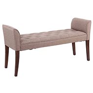 Bench/Chaise Longue Nefertiti, 133cm, Dark Base Taupe - Lounge