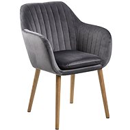 Conference Chair with Quilting Milla Dark Grey - Dining Chair