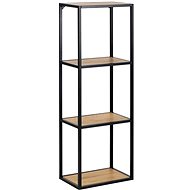 Wall Rack with 4 Shelves Seashell, 108cm, Oak - Shelf