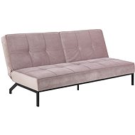 Peggy sofa with folding backrest, 198 cm, pink - Couch