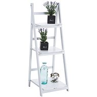 Klippe Ladder Shelves, 111cm, White - Shelving Unit