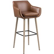 Bar stool Marte (SET 2 pcs), cognac - Bar Stool