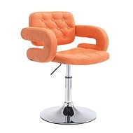 Resty Swivel Chair, Textile Orange - Armchair