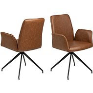 Native Swivel Chair, Cognac - Armchair