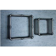 Nevaeh Set of 2 Wall Shelves, 31/39cm, Anthracite - Shelf