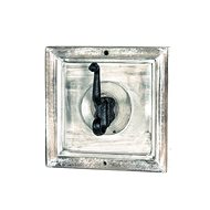 Wall hook Gabe, 18 cm, cream / white - Coat Hanger