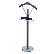 Mute clothes valet Caleb, 108 cm, brown / silver - Clothes Hanger