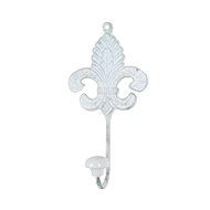 Wall hook Zachary, 20 cm, white - Coat Hanger