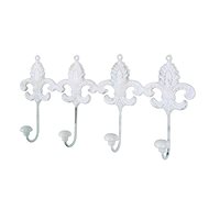 Wall hook Zachary, 42 cm, white - Coat Hanger