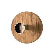 Wall hook Dilan, oak / chrome - Coat Hanger