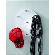 Allan wall hook, white / chrome - Hook