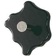 Wall hook Avenus, chrome / black - Coat Hanger