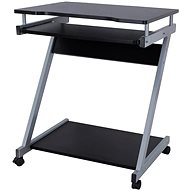 Work table Lena, 73 cm, black - Desk