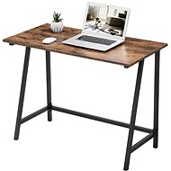 Work table Lera, 100 cm, brown / black - Desk