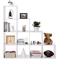 Melani, 130 cm, white - Shelving Unit