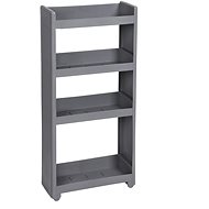 Ariel mobile shelf, 91 cm, gray - Shelving Unit