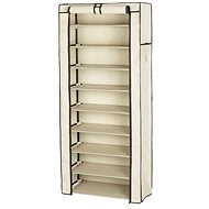 Derek fabric shoebox, 160 cm, beige - Shoe Rack
