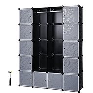 Nicky shelf, 178 cm, black - Shelving Unit